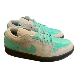 Nike Air Jordan 1 Low Polaroid White and Teal Women’s 10.5 Men’s 9 Brand New
